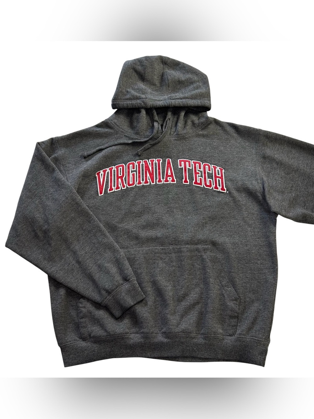 Virginia Tech Hokies Men’s Ouray Sportswear Fleece Embroidered Hoodie Gray sz XL
